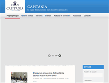 Tablet Screenshot of capitania.org